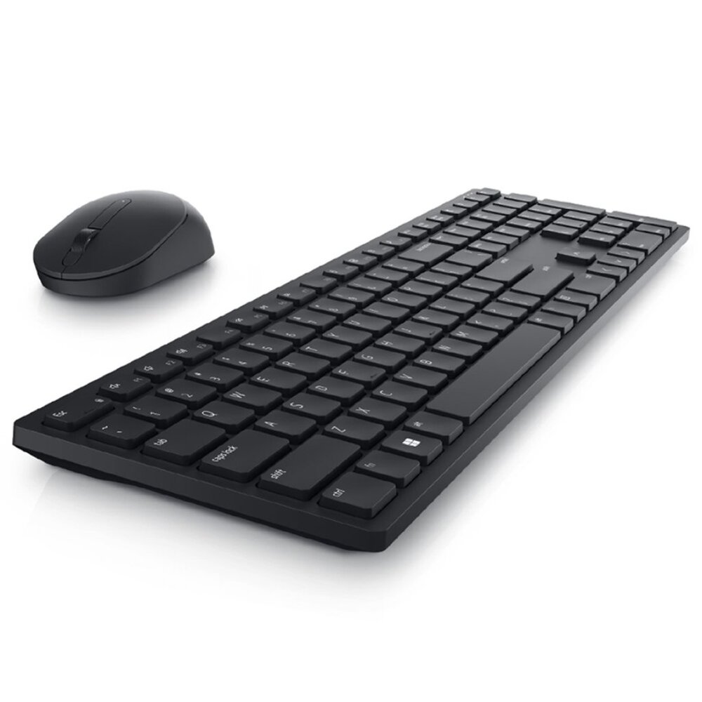 NIB DELL Pro Silent Wireless Keyboard and Mouse - KM5221W - US English - Black